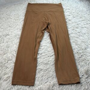 Lululemon Align Crop *21" Saddle Brown